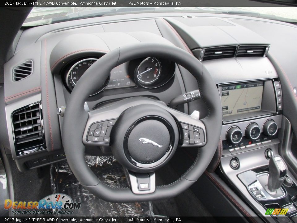 Dashboard of 2017 Jaguar F-TYPE R AWD Convertible Photo #15