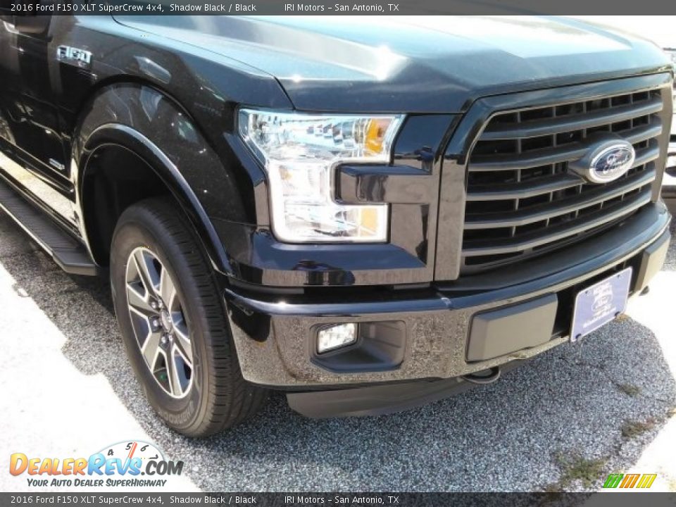 2016 Ford F150 XLT SuperCrew 4x4 Shadow Black / Black Photo #3