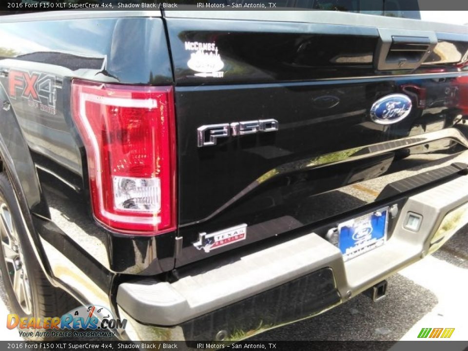 2016 Ford F150 XLT SuperCrew 4x4 Shadow Black / Black Photo #8