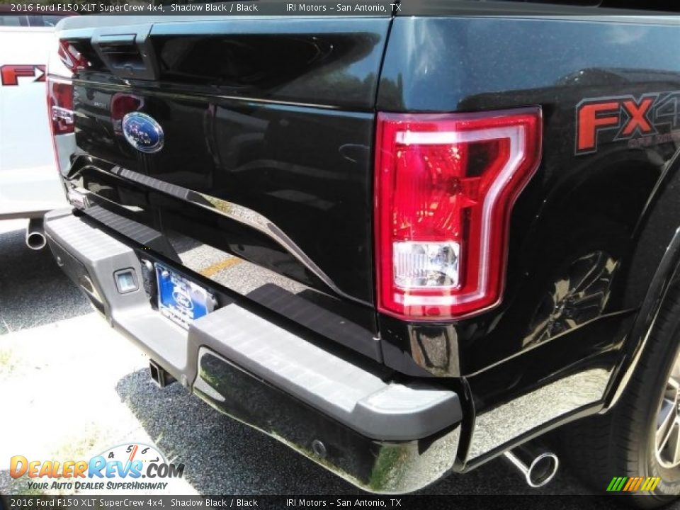 2016 Ford F150 XLT SuperCrew 4x4 Shadow Black / Black Photo #9