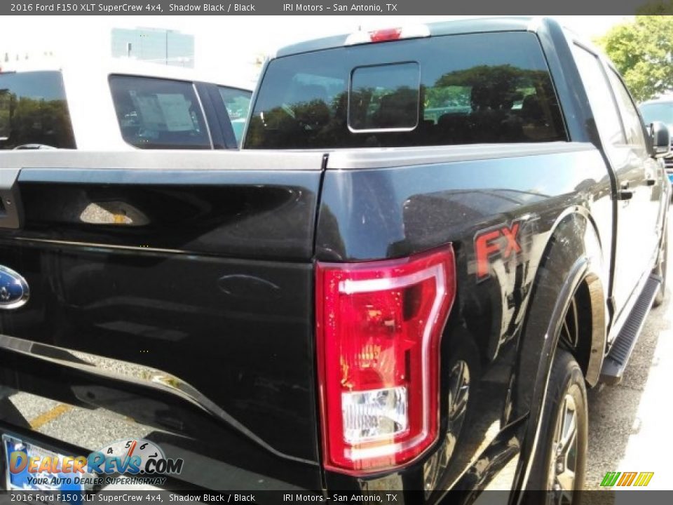 2016 Ford F150 XLT SuperCrew 4x4 Shadow Black / Black Photo #10