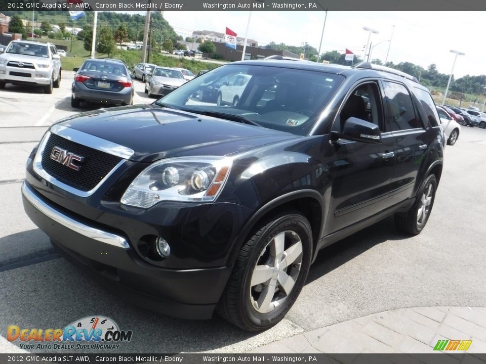 2012 GMC Acadia SLT AWD Carbon Black Metallic / Ebony Photo #6