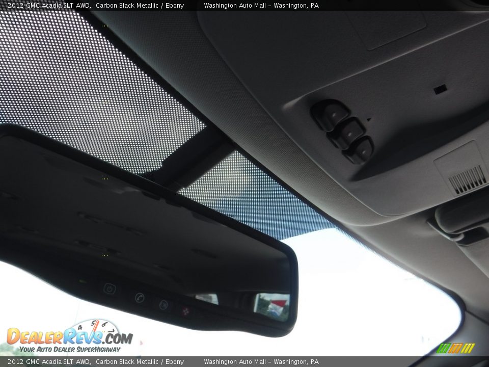 2012 GMC Acadia SLT AWD Carbon Black Metallic / Ebony Photo #19