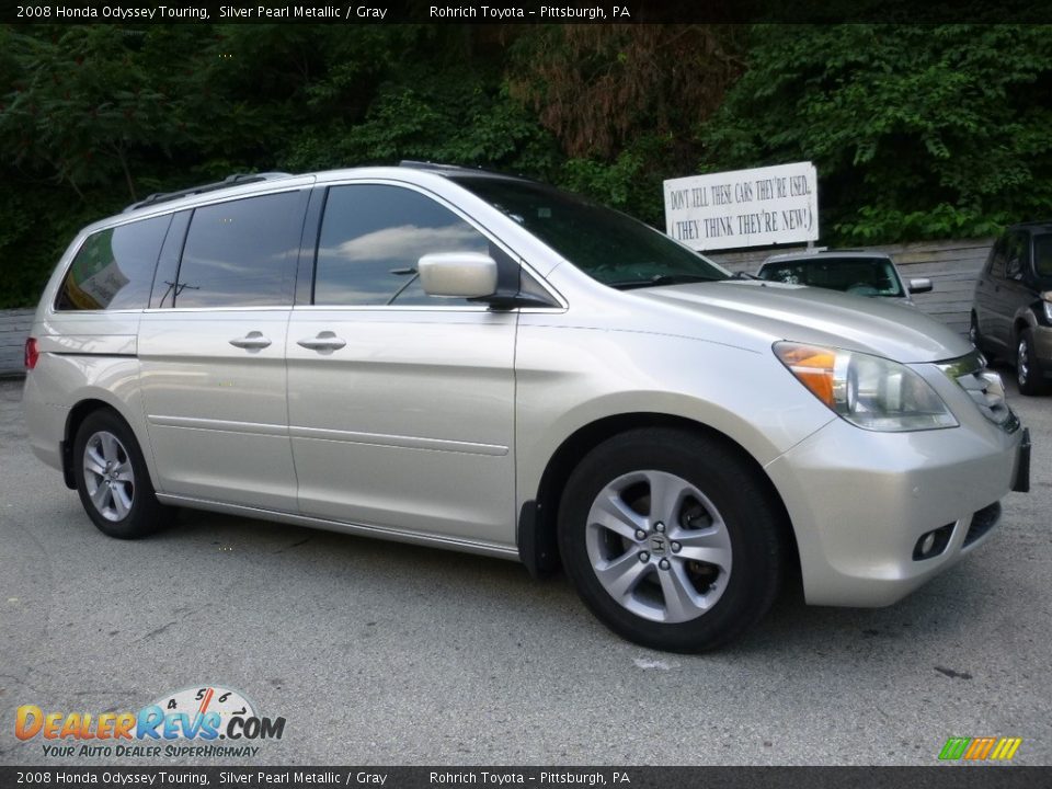2008 Honda Odyssey Touring Silver Pearl Metallic / Gray Photo #1