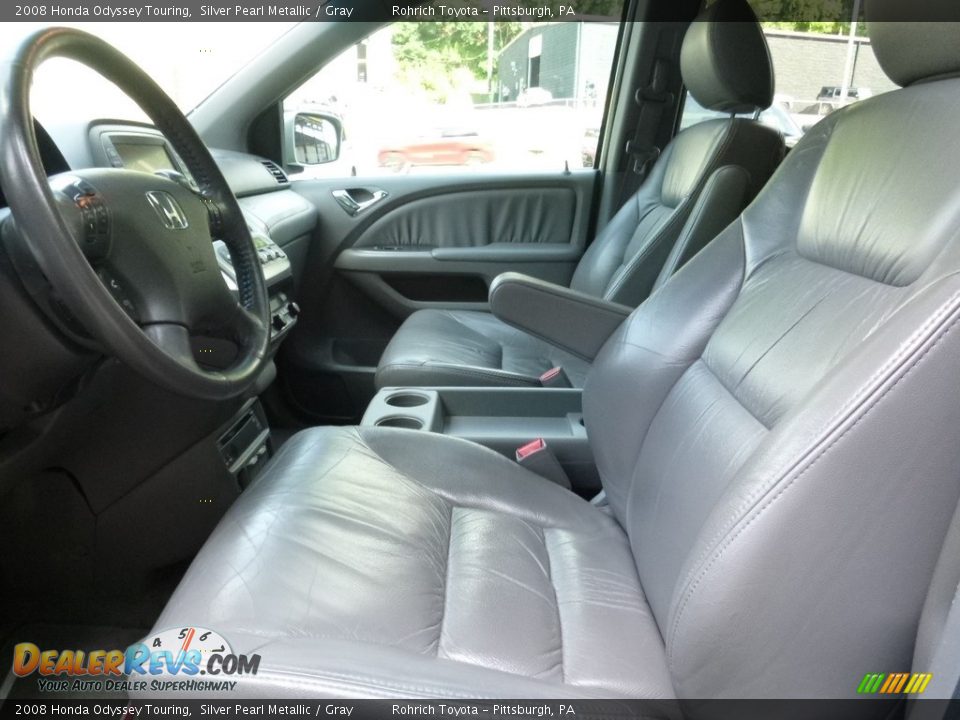 2008 Honda Odyssey Touring Silver Pearl Metallic / Gray Photo #6