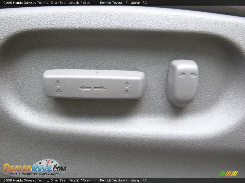 2008 Honda Odyssey Touring Silver Pearl Metallic / Gray Photo #9