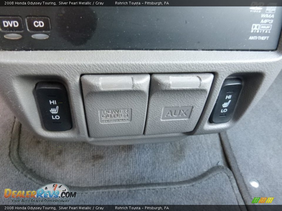 2008 Honda Odyssey Touring Silver Pearl Metallic / Gray Photo #12