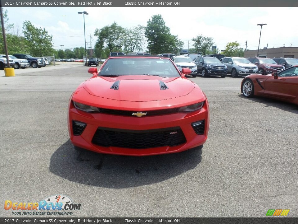 2017 Chevrolet Camaro SS Convertible Red Hot / Jet Black Photo #3