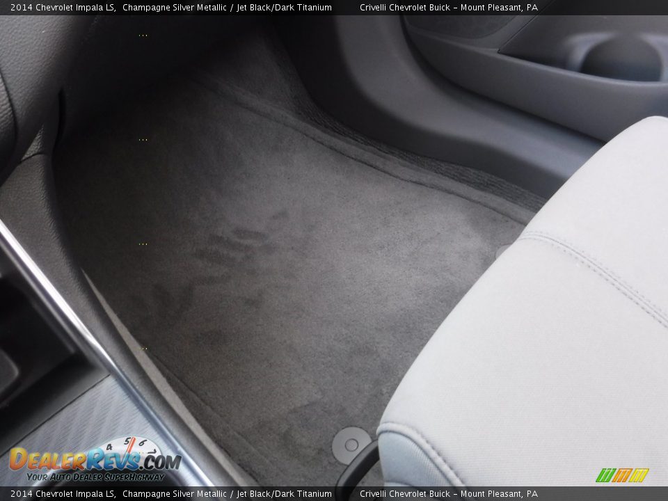 2014 Chevrolet Impala LS Champagne Silver Metallic / Jet Black/Dark Titanium Photo #22