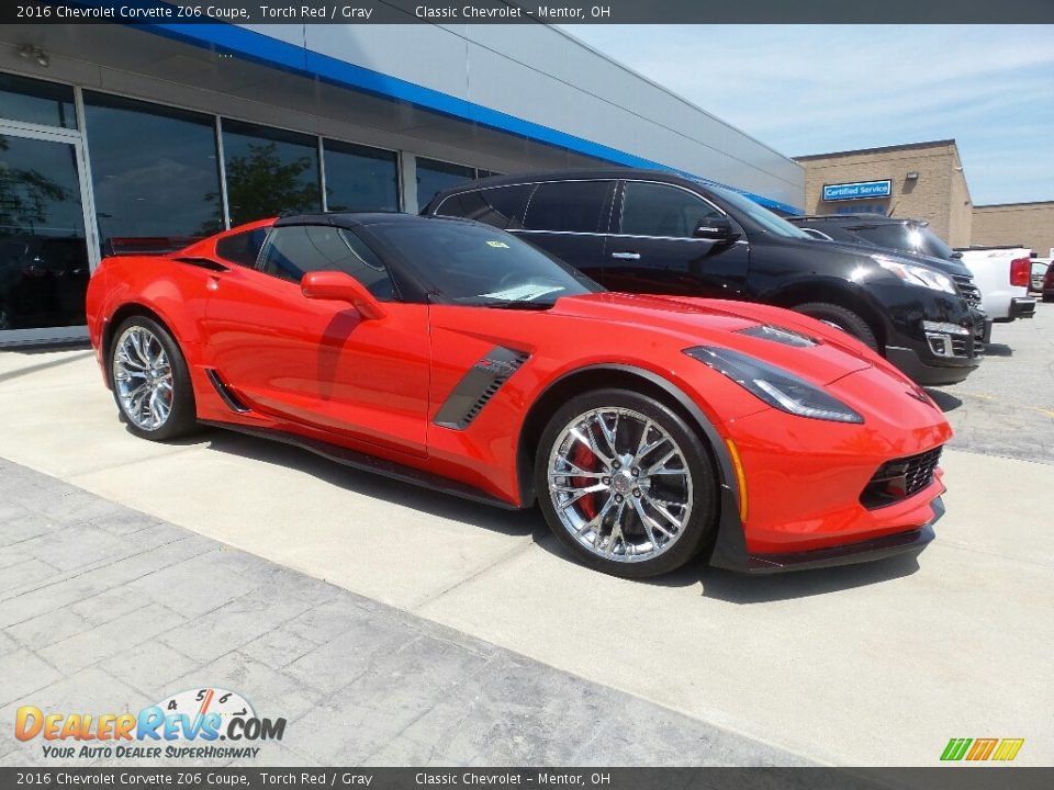 2016 Chevrolet Corvette Z06 Coupe Torch Red / Gray Photo #3