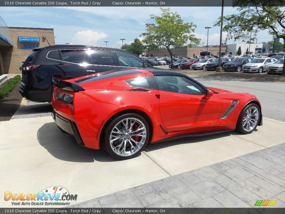 2016 Chevrolet Corvette Z06 Coupe Torch Red / Gray Photo #4