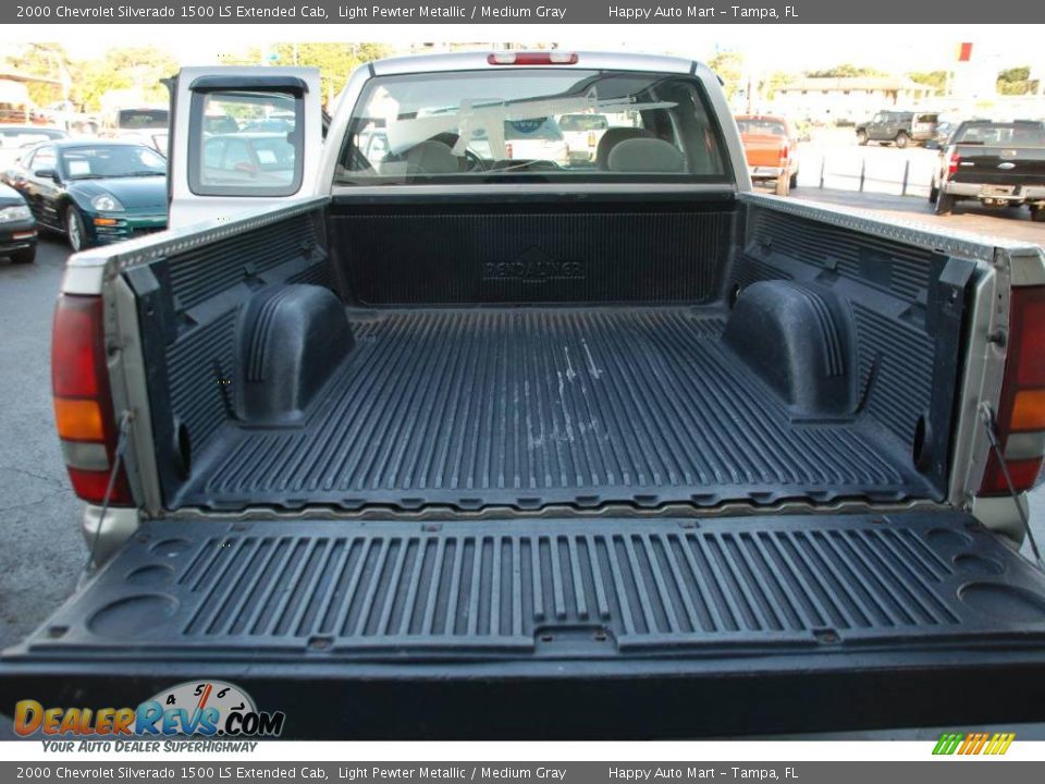 2000 Chevrolet Silverado 1500 LS Extended Cab Light Pewter Metallic / Medium Gray Photo #13