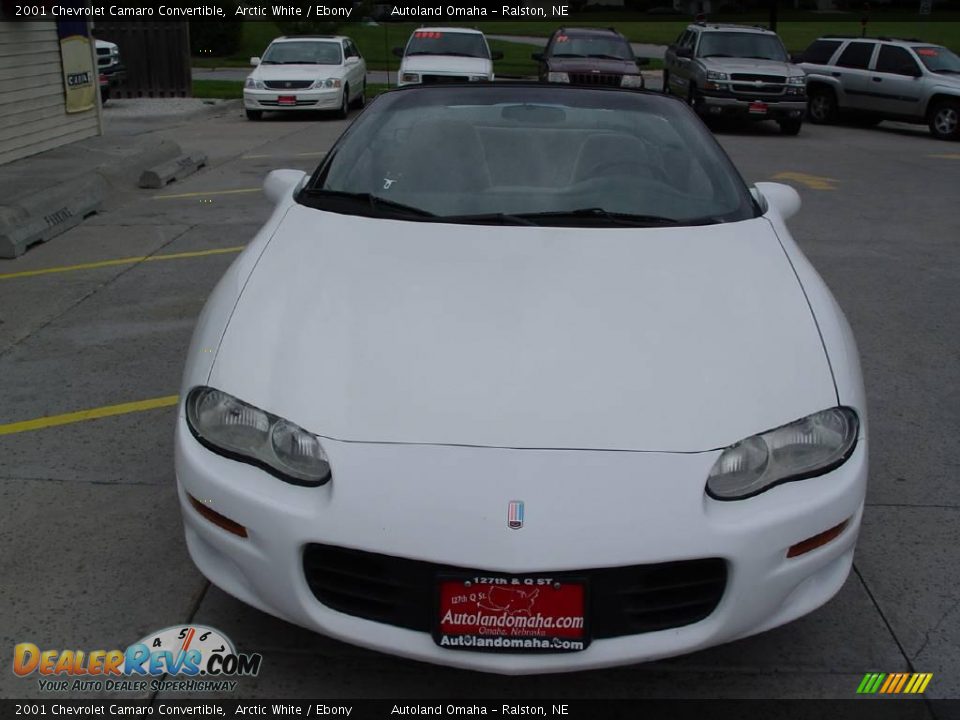 2001 Chevrolet Camaro Convertible Arctic White / Ebony Photo #5