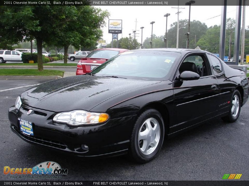 2001 Chevrolet Monte Carlo SS Black / Ebony Black Photo #1