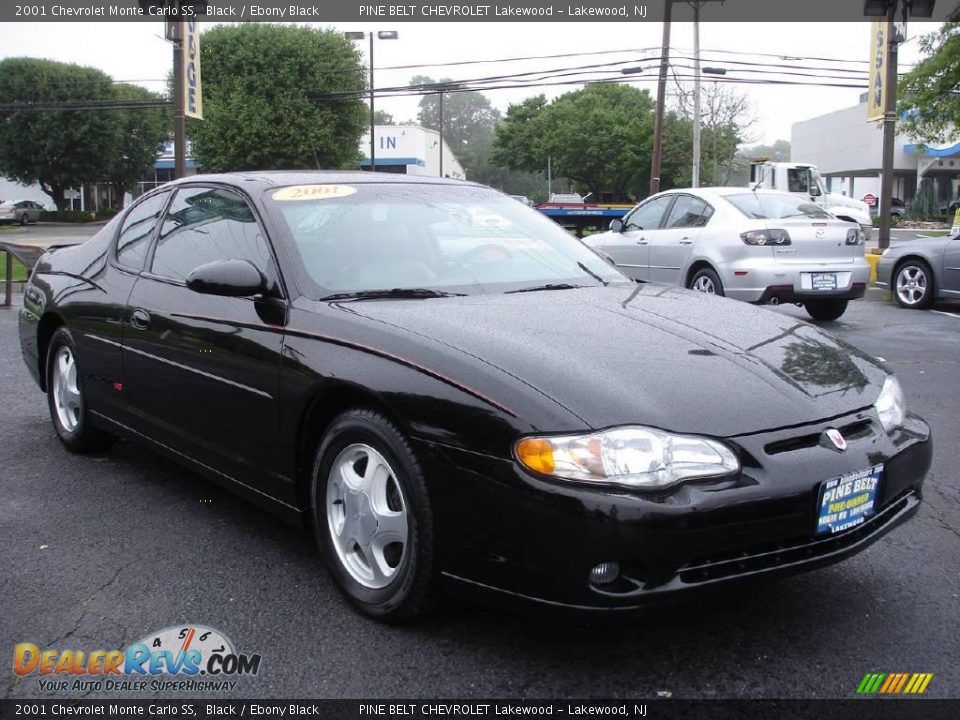 2001 Chevrolet Monte Carlo SS Black / Ebony Black Photo #2
