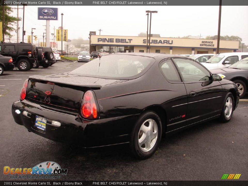 2001 Chevrolet Monte Carlo SS Black / Ebony Black Photo #3