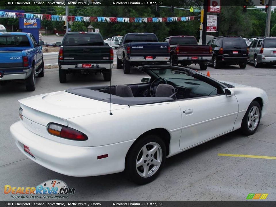 2001 Chevrolet Camaro Convertible Arctic White / Ebony Photo #19