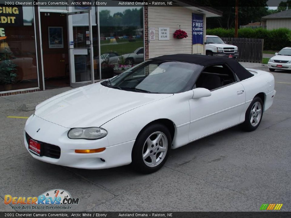 2001 Chevrolet Camaro Convertible Arctic White / Ebony Photo #20