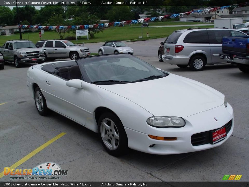 2001 Chevrolet Camaro Convertible Arctic White / Ebony Photo #21