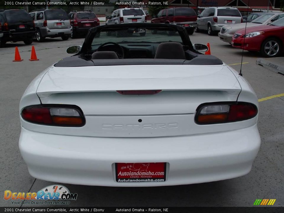 2001 Chevrolet Camaro Convertible Arctic White / Ebony Photo #22