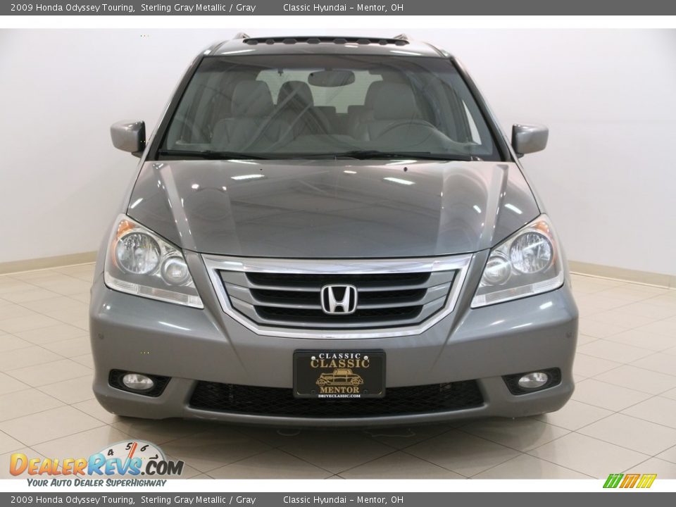 2009 Honda Odyssey Touring Sterling Gray Metallic / Gray Photo #2