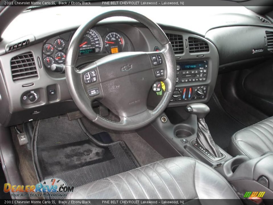 2001 Chevrolet Monte Carlo SS Black / Ebony Black Photo #9