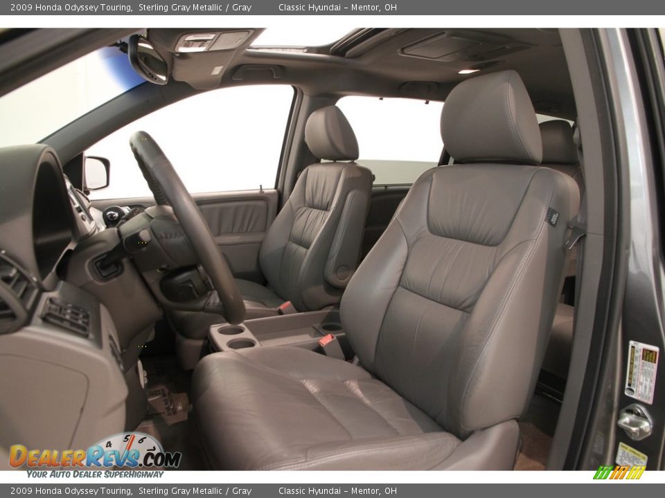 2009 Honda Odyssey Touring Sterling Gray Metallic / Gray Photo #5