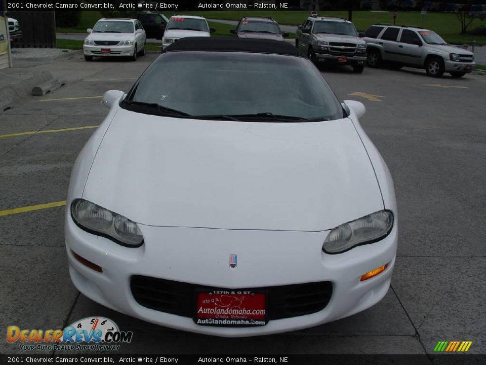 2001 Chevrolet Camaro Convertible Arctic White / Ebony Photo #24