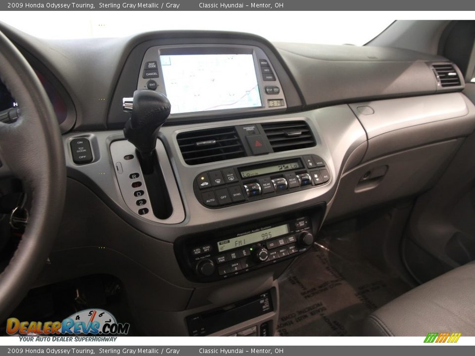 2009 Honda Odyssey Touring Sterling Gray Metallic / Gray Photo #8
