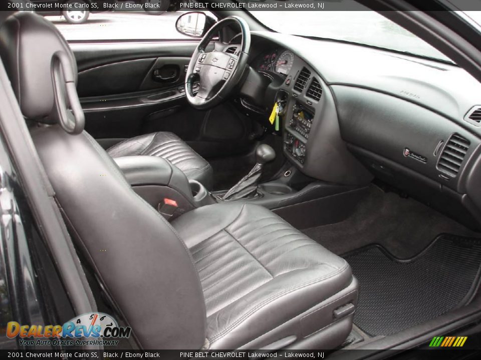 2001 Chevrolet Monte Carlo SS Black / Ebony Black Photo #10