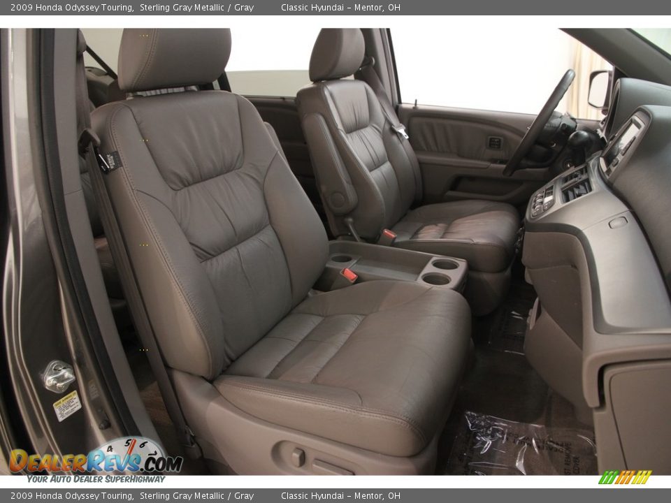 2009 Honda Odyssey Touring Sterling Gray Metallic / Gray Photo #11