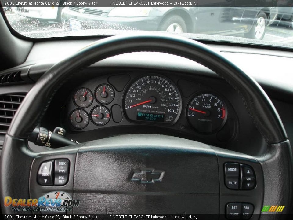 2001 Chevrolet Monte Carlo SS Black / Ebony Black Photo #13