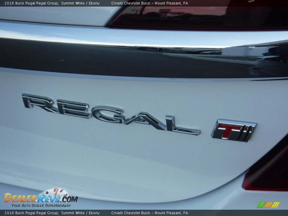 2016 Buick Regal Regal Group Summit White / Ebony Photo #8