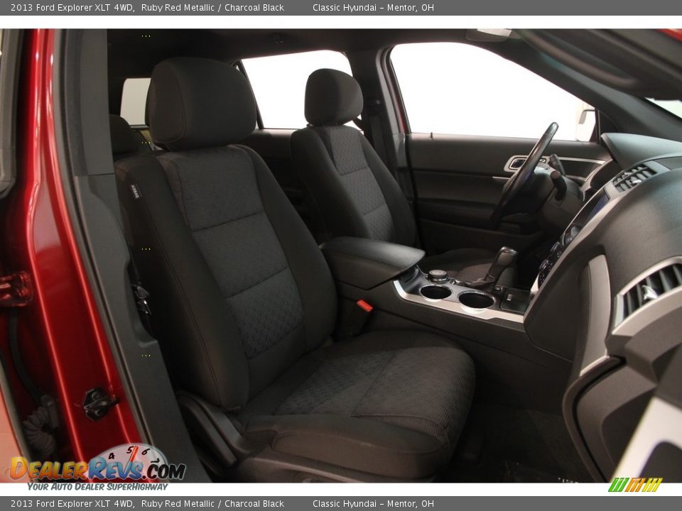 2013 Ford Explorer XLT 4WD Ruby Red Metallic / Charcoal Black Photo #12