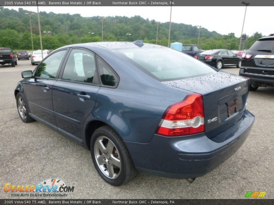 2005 Volvo S40 T5 AWD Barents Blue Metallic / Off Black Photo #5