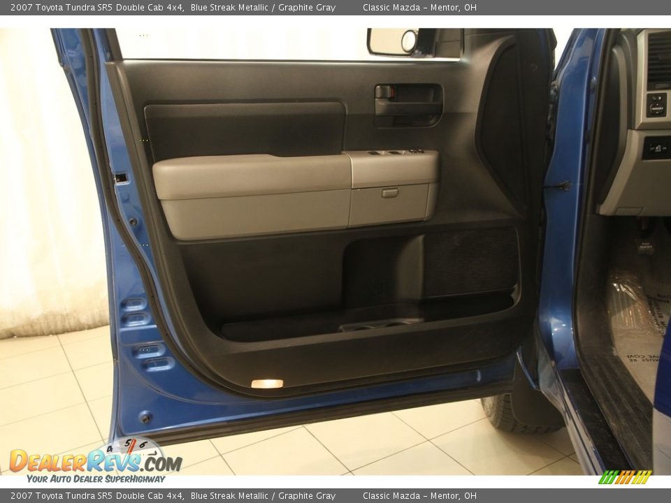 2007 Toyota Tundra SR5 Double Cab 4x4 Blue Streak Metallic / Graphite Gray Photo #4