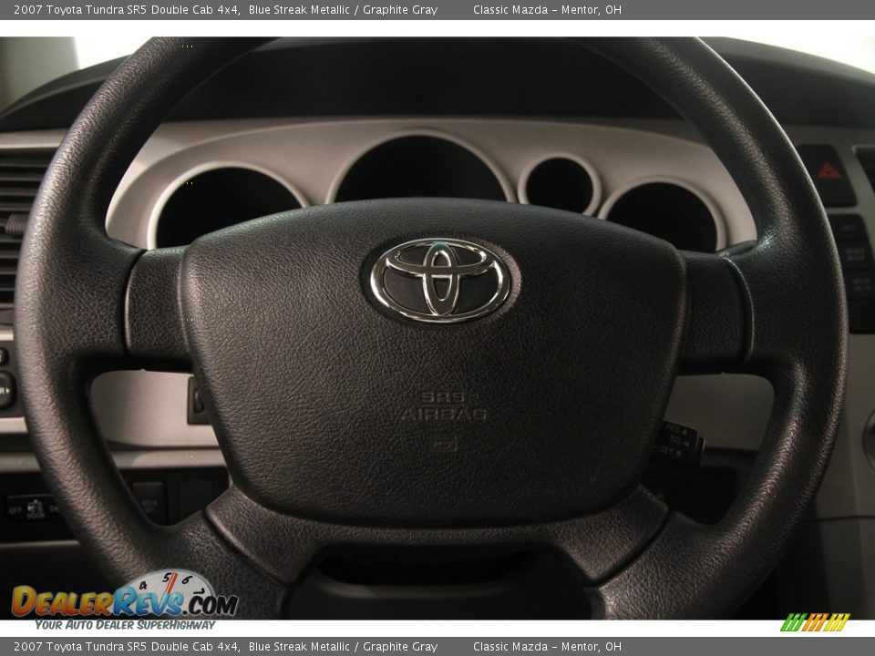 2007 Toyota Tundra SR5 Double Cab 4x4 Blue Streak Metallic / Graphite Gray Photo #6