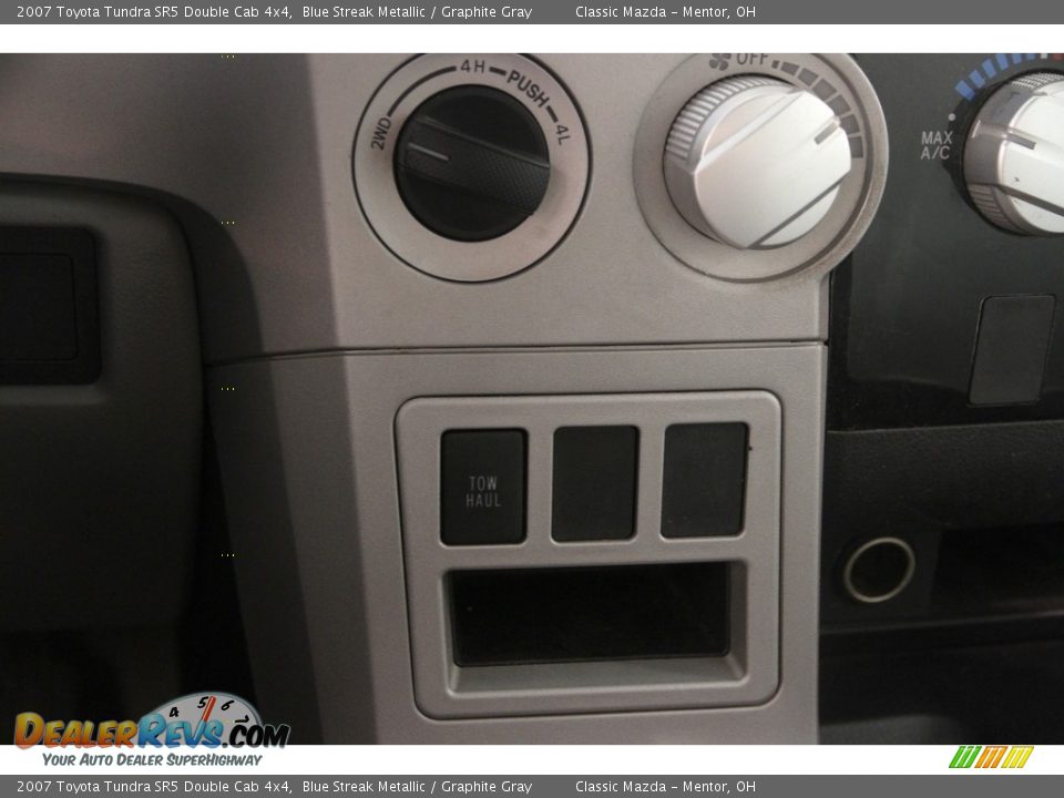 2007 Toyota Tundra SR5 Double Cab 4x4 Blue Streak Metallic / Graphite Gray Photo #10