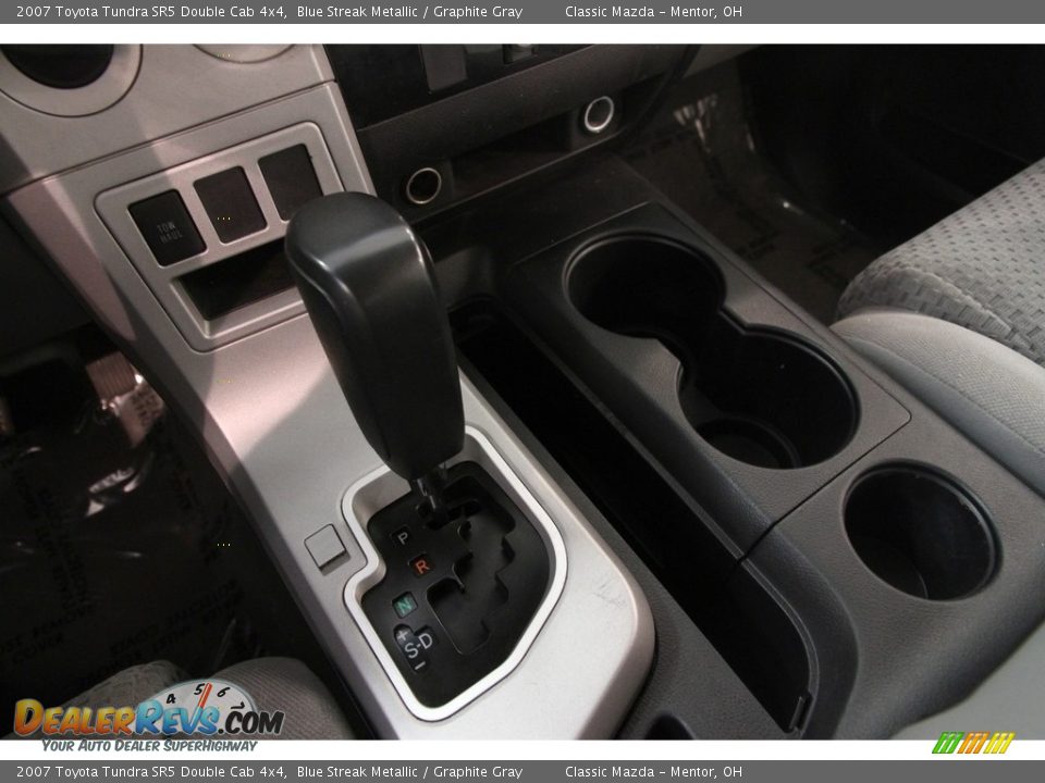 2007 Toyota Tundra SR5 Double Cab 4x4 Blue Streak Metallic / Graphite Gray Photo #11