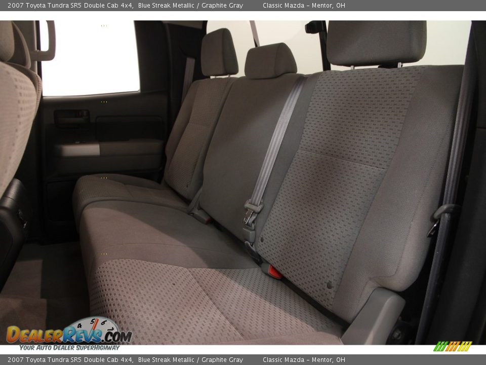2007 Toyota Tundra SR5 Double Cab 4x4 Blue Streak Metallic / Graphite Gray Photo #13