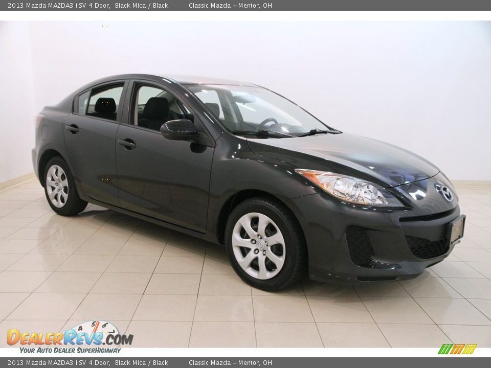 2013 Mazda MAZDA3 i SV 4 Door Black Mica / Black Photo #1