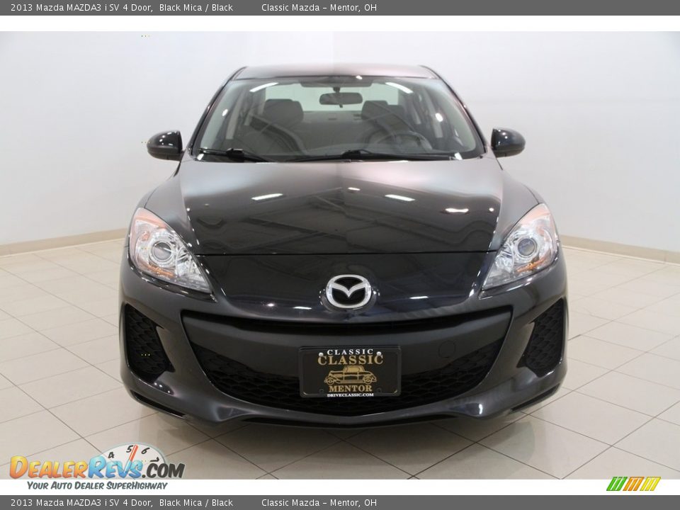 2013 Mazda MAZDA3 i SV 4 Door Black Mica / Black Photo #2