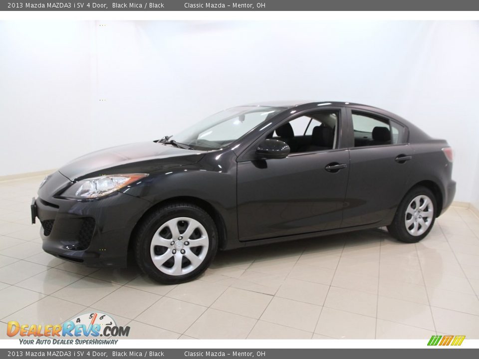 2013 Mazda MAZDA3 i SV 4 Door Black Mica / Black Photo #3