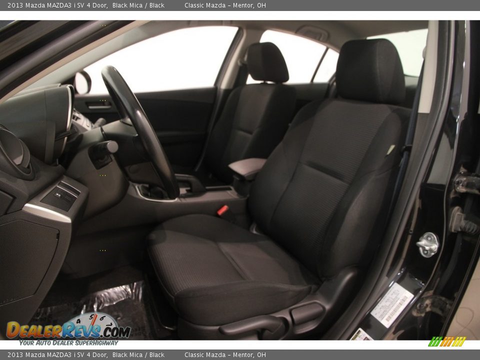2013 Mazda MAZDA3 i SV 4 Door Black Mica / Black Photo #5