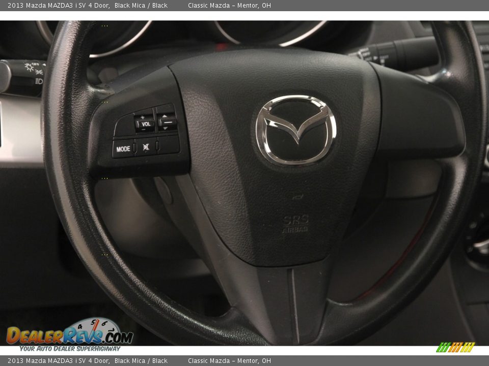 2013 Mazda MAZDA3 i SV 4 Door Black Mica / Black Photo #6