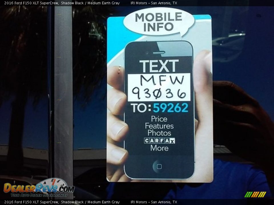 Dealer Info of 2016 Ford F150 XLT SuperCrew Photo #2