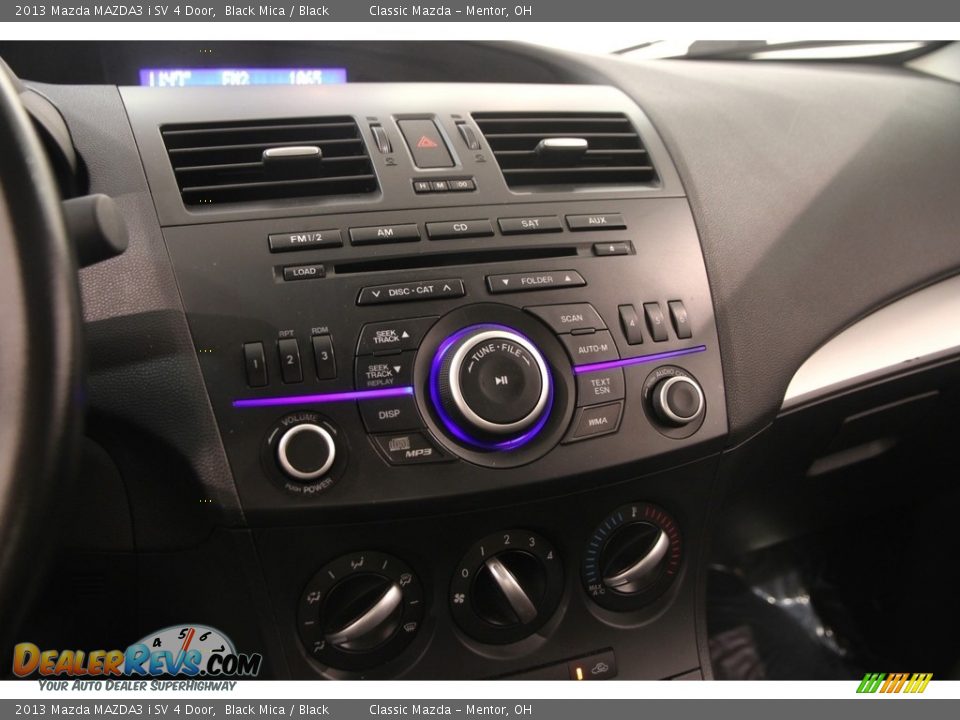 2013 Mazda MAZDA3 i SV 4 Door Black Mica / Black Photo #9