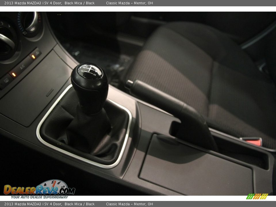 2013 Mazda MAZDA3 i SV 4 Door Black Mica / Black Photo #10