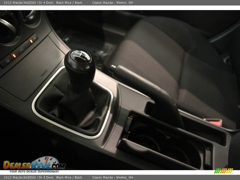 2013 Mazda MAZDA3 i SV 4 Door Black Mica / Black Photo #11