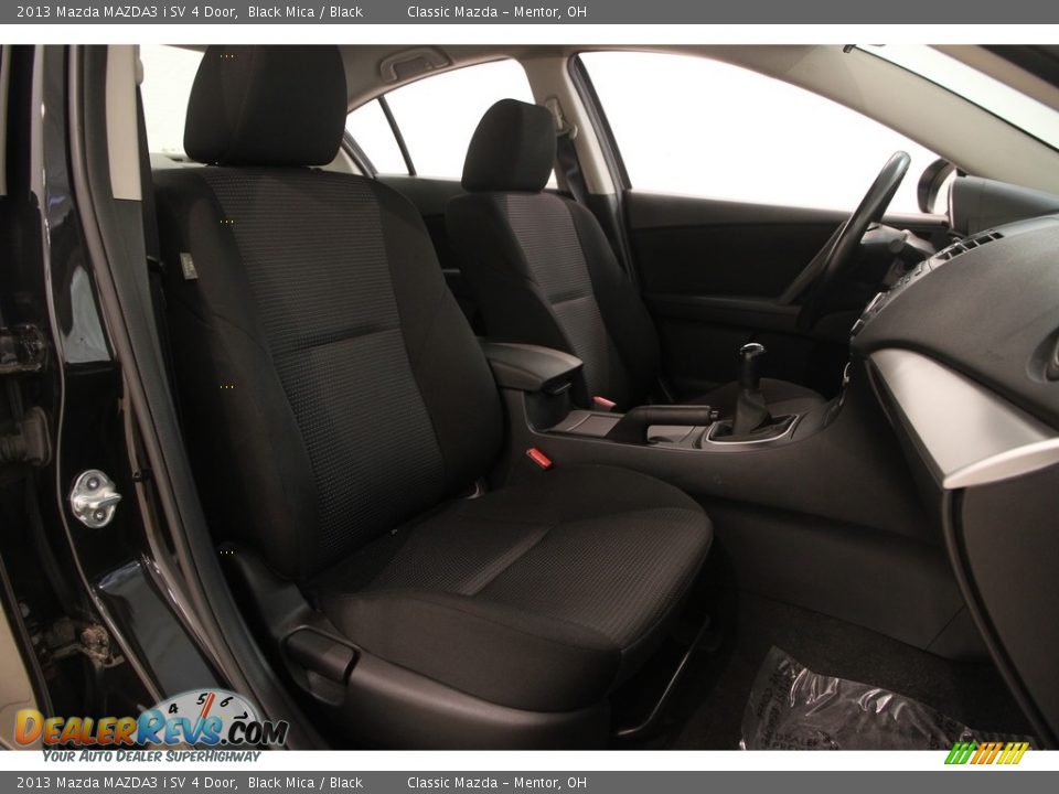 2013 Mazda MAZDA3 i SV 4 Door Black Mica / Black Photo #12